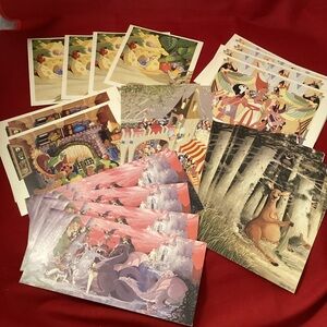 Vintage GraphOpus blank greetings cards no matching envelopes